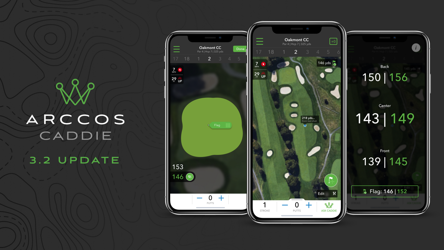 Arccos adds voice commands & hole locations